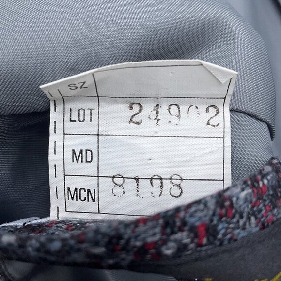 George Lawrence‎ Blazer Men 42 Black Red Wool Tweed Classic Career Jacket VTG - Picture 12 of 13